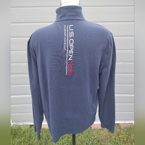 Vintage Ralph Lauren Polo RLX Track Jacket Mens Large US OPEN 2013 Tennis Sport - Picture 4 of 8